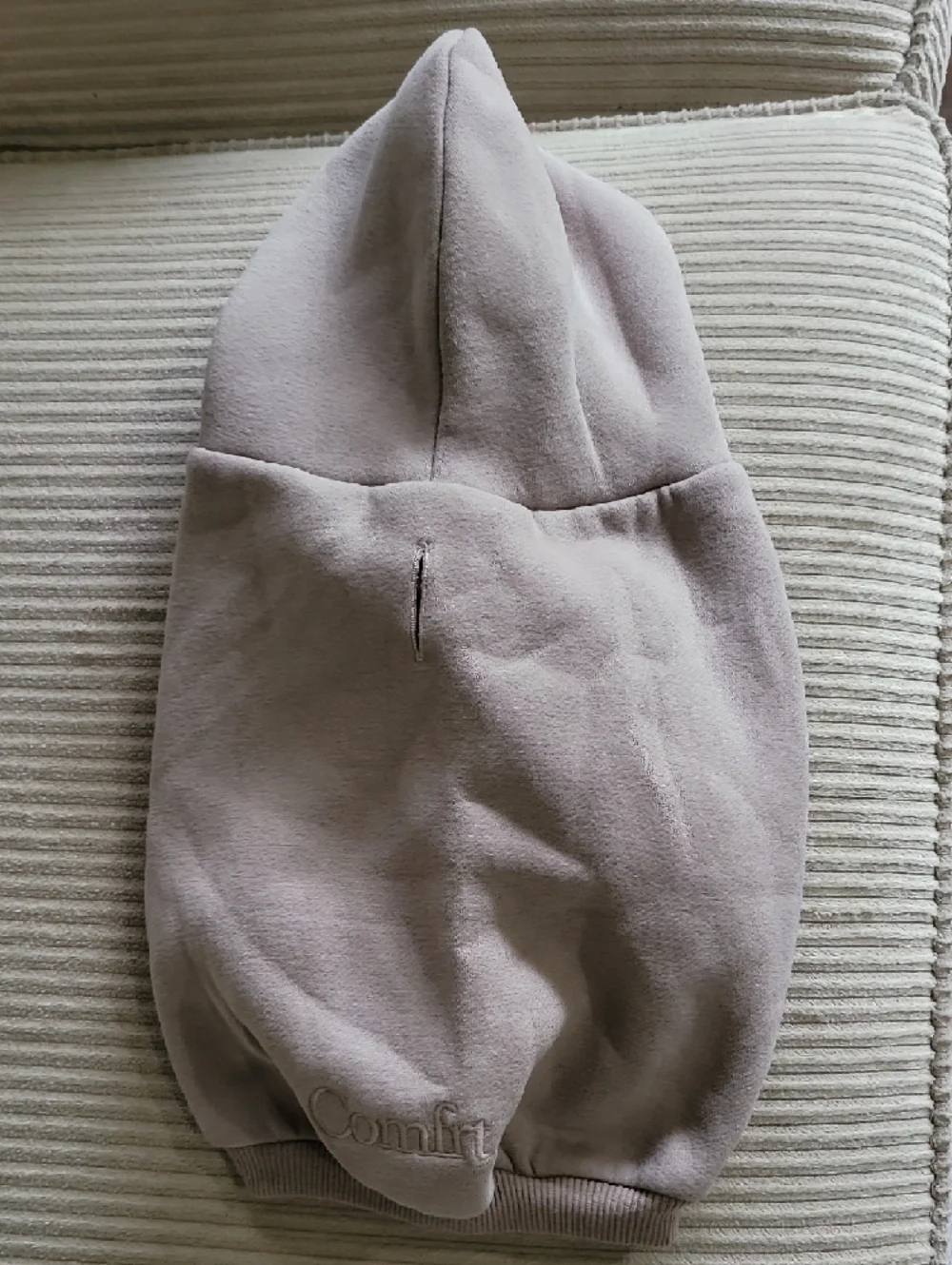 Comfrt Signature Paw Hoodie In Bone, Size Medium NWOT - Picture 6 of 9
